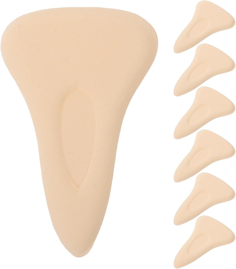 Women Camel Color Private Part Protector Pads Soft Sponge Hider Inserts for Underwear - Image 1